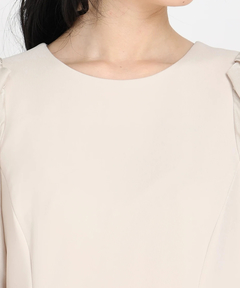 STRAWBERRY-FIELDS(ストロベリーフィールズ) |サテンパフスリーブマーメイドワンピース