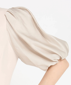 STRAWBERRY-FIELDS(ストロベリーフィールズ) |サテンパフスリーブマーメイドワンピース