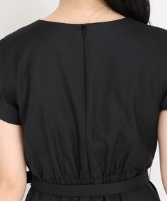 STRAWBERRY-FIELDS(ストロベリーフィールズ) |センタープリーツ半袖ワンピース