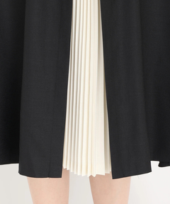 STRAWBERRY-FIELDS(ストロベリーフィールズ) |センタープリーツ半袖ワンピース