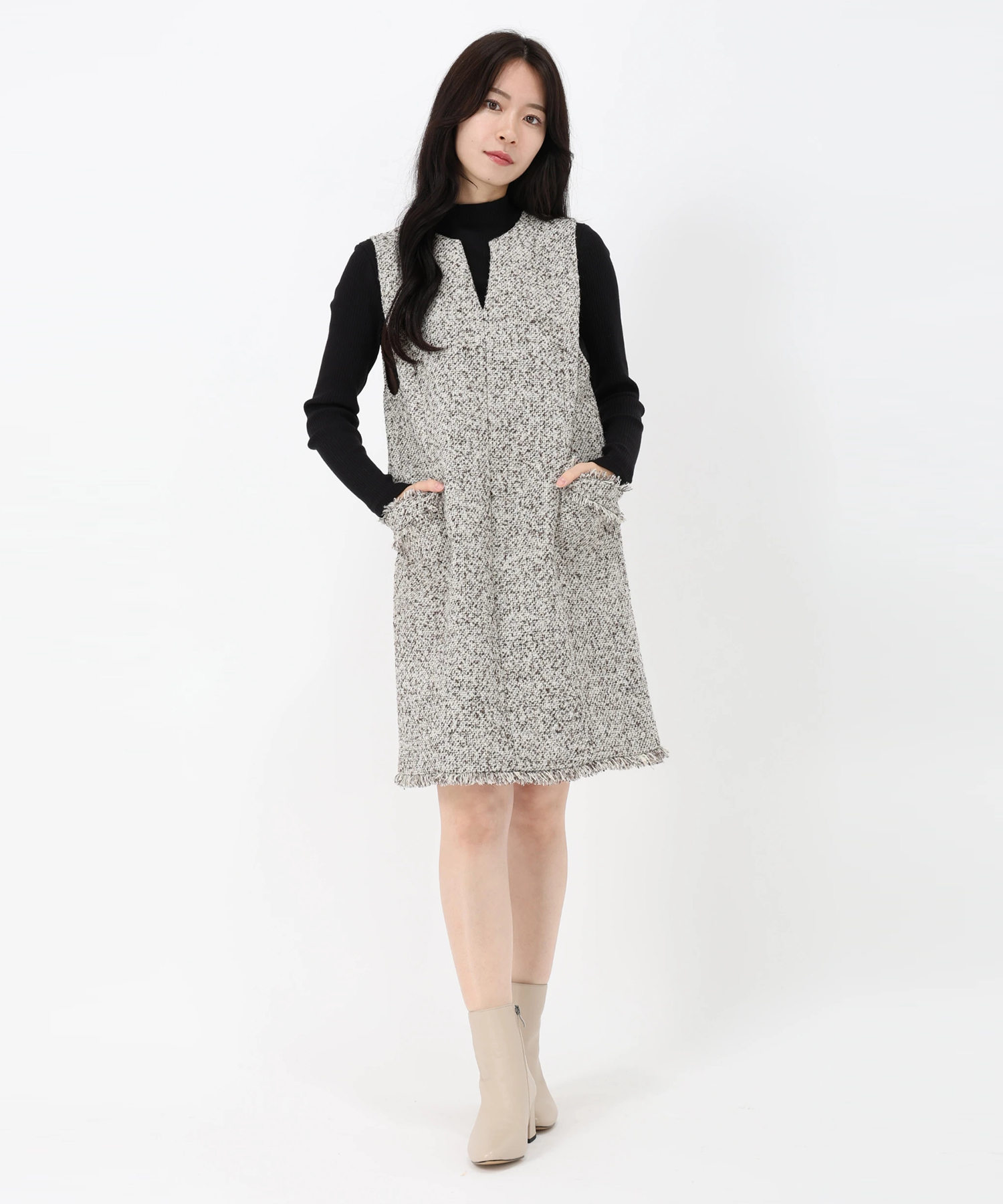 新品〉STRAWBERRY-FIELDSツィードジレ