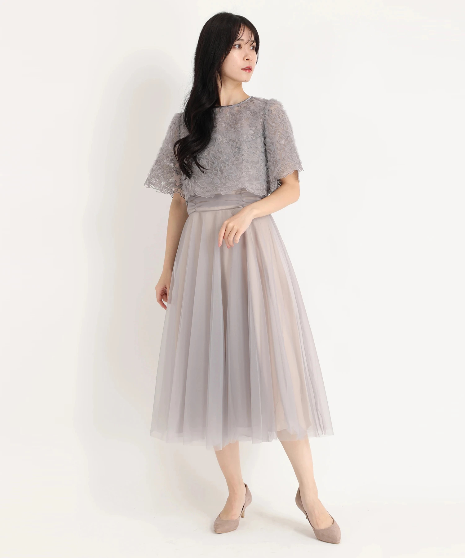 【美品未使用】STRAWBERRY-FIELDS パーティードレス STRAWBERRY-FIELDS - STRAWBERRY FIELDS ドレス サイズ1の通販