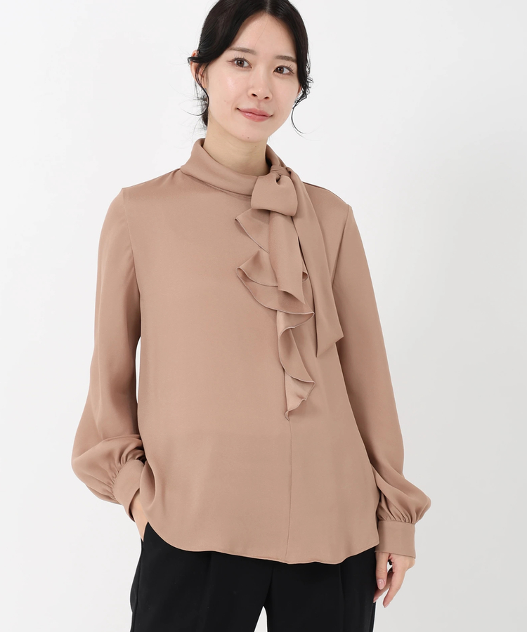 STRAWBERRY-FIELDS(ストロベリーフィールズ) |ラッフルリボンブラウス