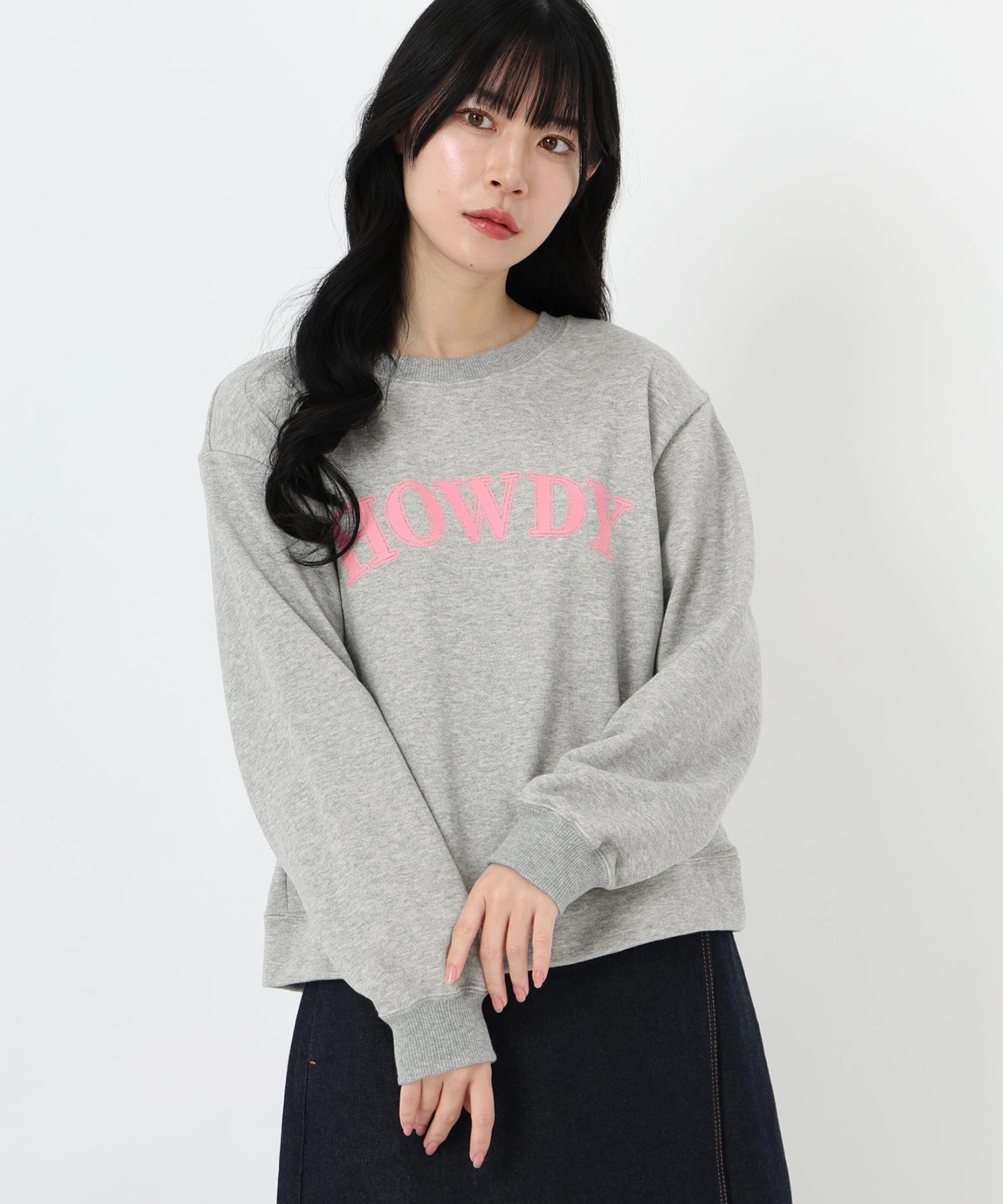 tシャツ HOWDYロゴスウェット レディース STRAWBERRY-FIELDS（ストロベリーフィールズ）｜HOWDYロゴ