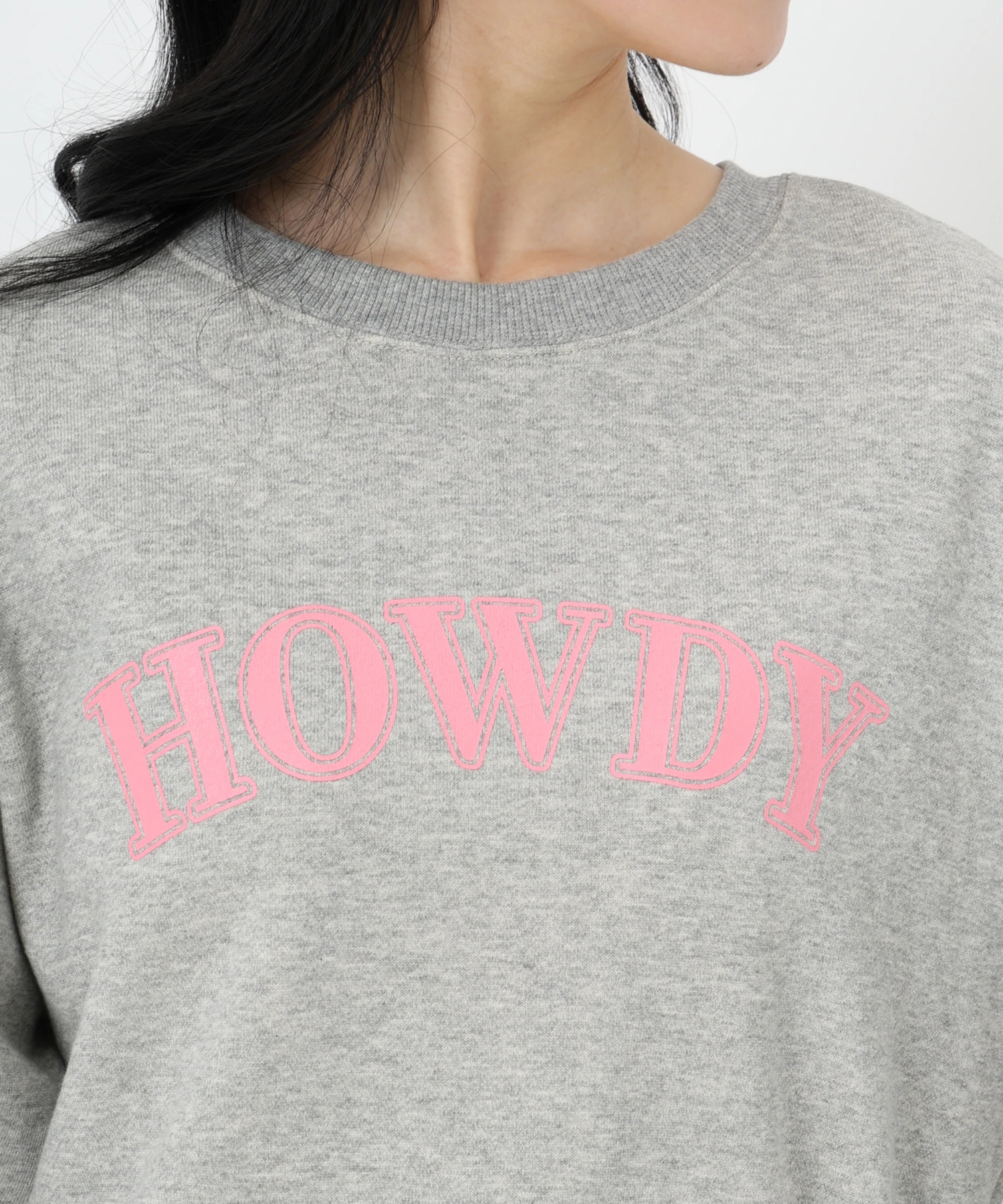 tシャツ HOWDYロゴスウェット レディース STRAWBERRY-FIELDS（ストロベリーフィールズ）｜HOWDYロゴ