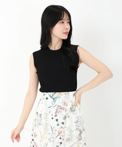 STRAWBERRY-FIELDS(ストロベリーフィールズ) |ノースリーブリブニット