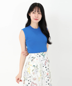 STRAWBERRY-FIELDS(ストロベリーフィールズ) |ノースリーブリブニット