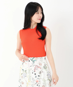 STRAWBERRY-FIELDS(ストロベリーフィールズ) |ノースリーブリブニット