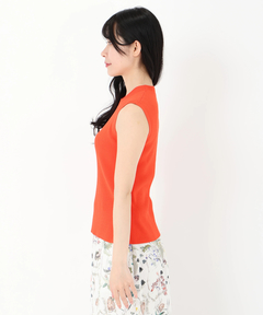 STRAWBERRY-FIELDS(ストロベリーフィールズ) |ノースリーブリブニット