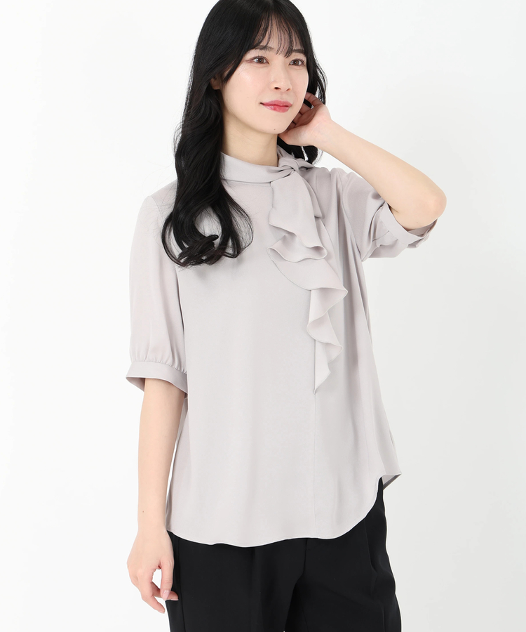 STRAWBERRY-FIELDS(ストロベリーフィールズ) |ラッフルリボンブラウス