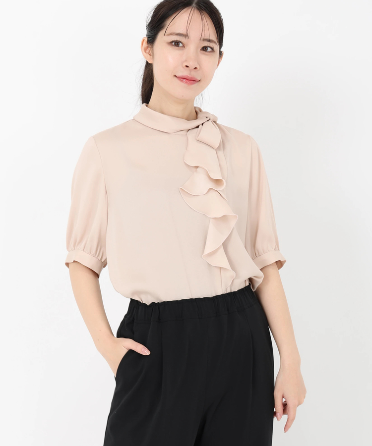 STRAWBERRY-FIELDS(ストロベリーフィールズ) |ラッフルリボンブラウス