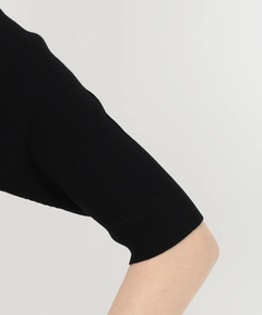 STRAWBERRY-FIELDS(ストロベリーフィールズ) |Ｖネック５分袖リブニット