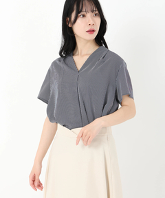 STRAWBERRY-FIELDS(ストロベリーフィールズ) |Ｖネックジョーゼットブラウス