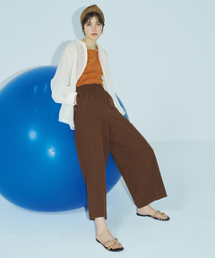 STRAWBERRY-FIELDS｜タックストレートパンツ | Rakuten Fashion