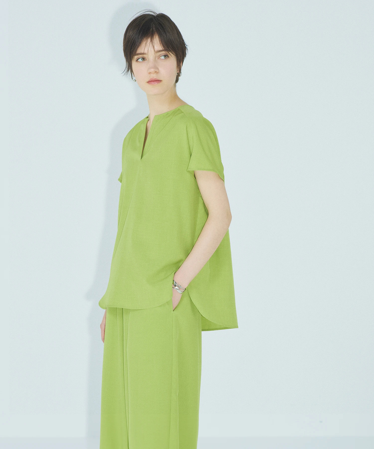 STRAWBERRY-FIELDS(ストロベリーフィールズ) |ウエストギャザーパンツ