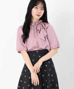 STRAWBERRY-FIELDS(ストロベリーフィールズ) |フリルカラーリボンブラウス