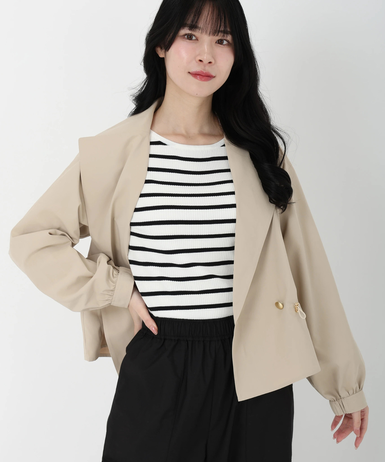 STRAWBERRY-FIELDS(ストロベリーフィールズ) |ショートトレンチブルゾン