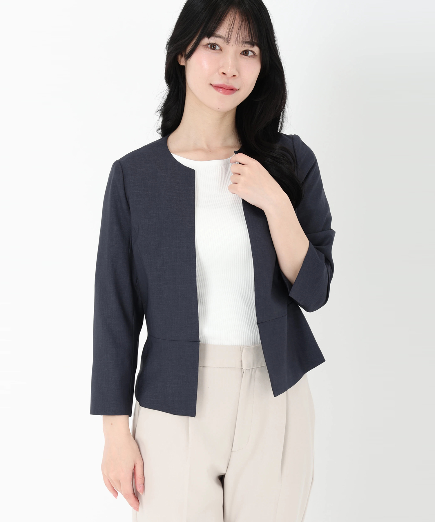 STRAWBERRY-FIELDS（ストロベリーフィールズ）｜7分袖ペプラム