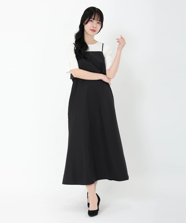 STRAWBERRY-FIELDS(ストロベリーフィールズ) |バックリボンキャミワンピース