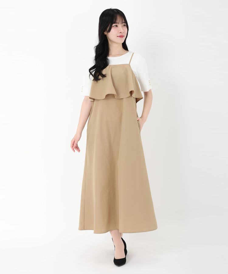 STRAWBERRY-FIELDS(ストロベリーフィールズ) |バックリボンキャミワンピース