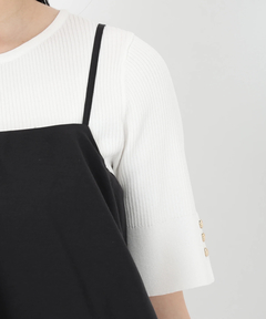 STRAWBERRY-FIELDS(ストロベリーフィールズ) |バックリボンキャミワンピース