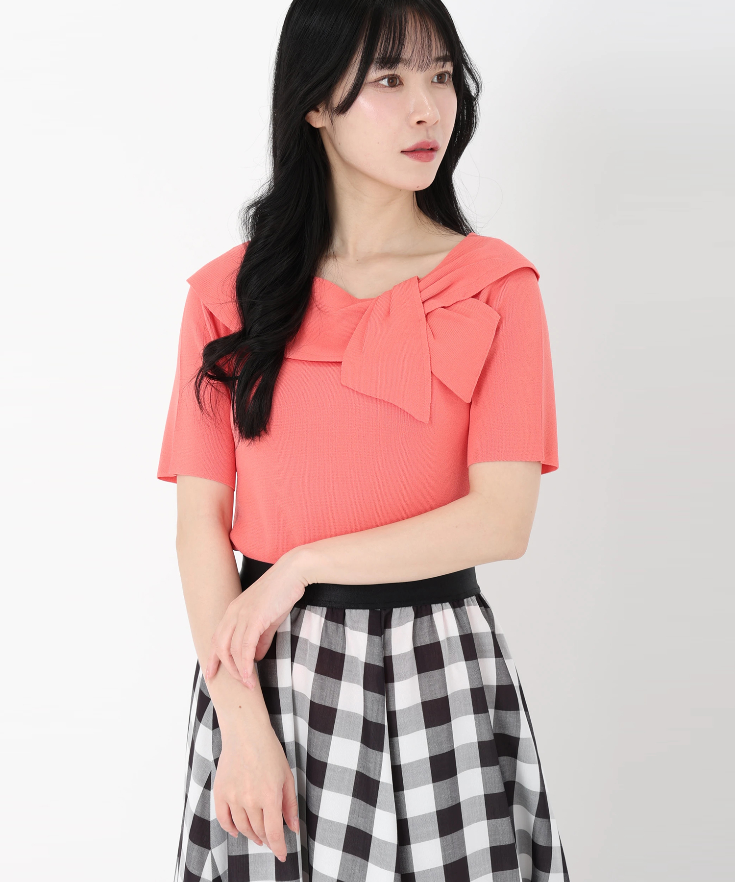 新品・未使用品]FENNEL リボン襟付きニット Mサイズ - メルカリ