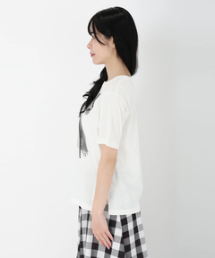 STRAWBERRY-FIELDS(ストロベリーフィールズ) |リボンプリントＴシャツ