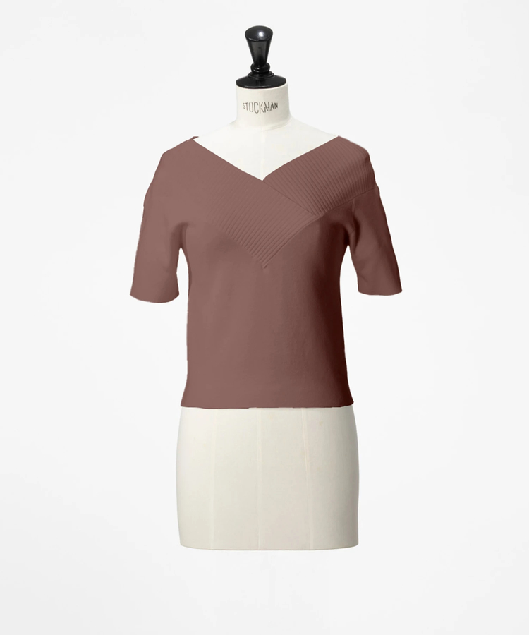 STRAWBERRY-FIELDS(ストロベリーフィールズ) |前後２ＷＡＹカシュクールニット