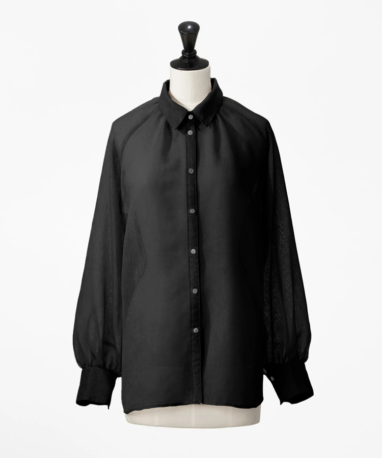 STRAWBERRY-FIELDS(ストロベリーフィールズ) |シアーギャザーシャツ