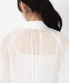 STRAWBERRY-FIELDS(ストロベリーフィールズ) |シアーギャザーシャツ