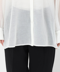 STRAWBERRY-FIELDS(ストロベリーフィールズ) |シアーギャザーシャツ