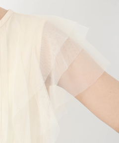 STRAWBERRY-FIELDS(ストロベリーフィールズ) |ノースリーブチュールレイヤードトップス