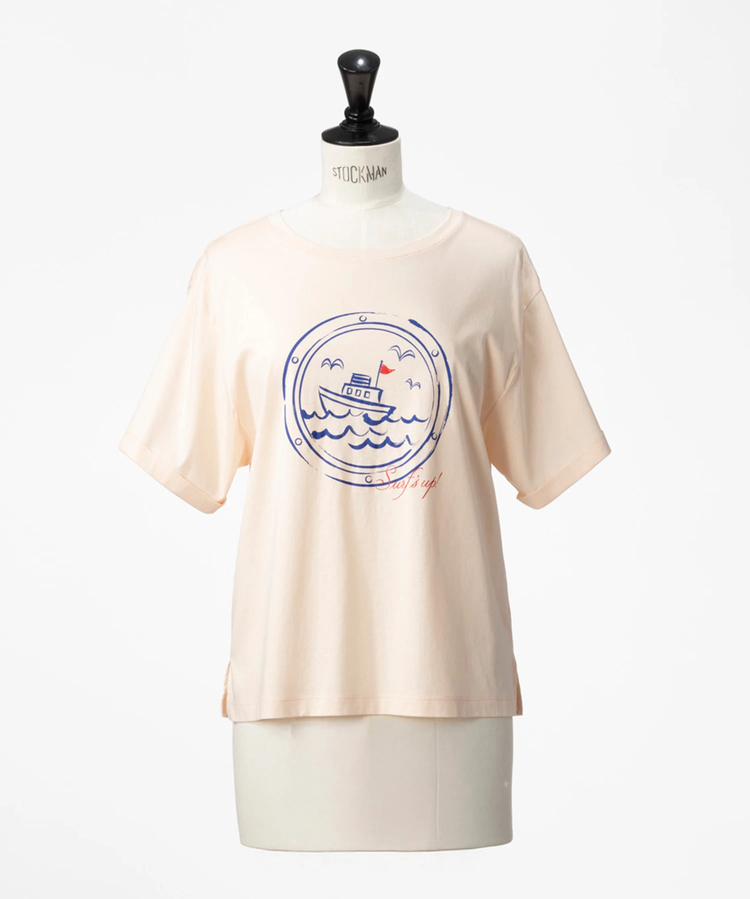 STRAWBERRY-FIELDS(ストロベリーフィールズ) |マリンプリントＴシャツ