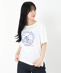 STRAWBERRY-FIELDS(ストロベリーフィールズ) |マリンプリントＴシャツ