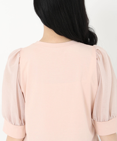 STRAWBERRY-FIELDS(ストロベリーフィールズ) |シアーパフスリーブＴシャツ