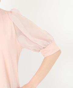 STRAWBERRY-FIELDS(ストロベリーフィールズ) |シアーパフスリーブＴシャツ