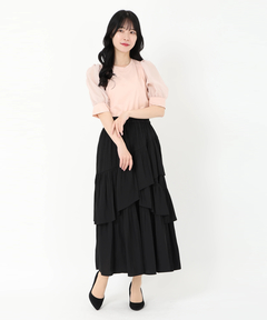 STRAWBERRY-FIELDS(ストロベリーフィールズ) |シアーパフスリーブＴシャツ