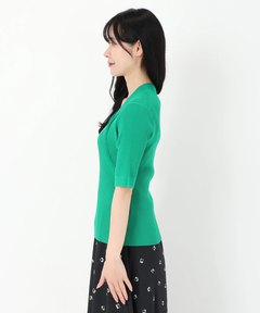 STRAWBERRY-FIELDS(ストロベリーフィールズ) |ボレロレイヤード風リブニット