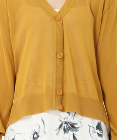 STRAWBERRY-FIELDS(ストロベリーフィールズ) |コットンアセテートカーディガン