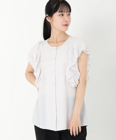 STRAWBERRY-FIELDS(ストロベリーフィールズ) |フリルスリーブブラウス