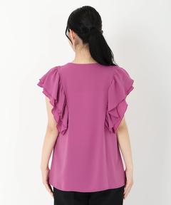 STRAWBERRY-FIELDS(ストロベリーフィールズ) |フリルスリーブブラウス