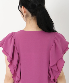 STRAWBERRY-FIELDS(ストロベリーフィールズ) |フリルスリーブブラウス