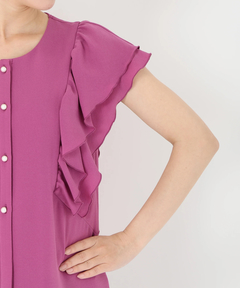 STRAWBERRY-FIELDS(ストロベリーフィールズ) |フリルスリーブブラウス