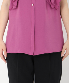 STRAWBERRY-FIELDS(ストロベリーフィールズ) |フリルスリーブブラウス