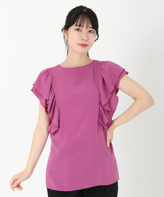 STRAWBERRY-FIELDS(ストロベリーフィールズ) |フリルスリーブブラウス