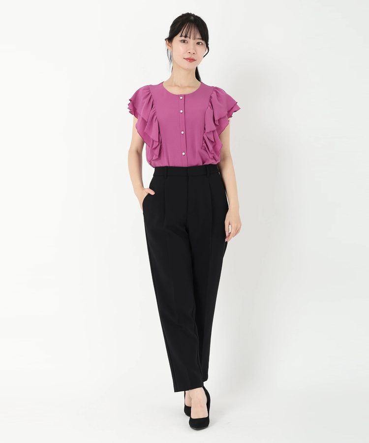 STRAWBERRY-FIELDS - 新品タグ付き★UNIVERVALMUSE フリルスリーブブラウス　白 STRAWBERRY-FIELDS｜フリルスリーブブラウス | Rakuten Fashion