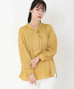 STRAWBERRY-FIELDS(ストロベリーフィールズ) |ウ゛ィンテージサテンボウタイブラウス