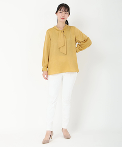 STRAWBERRY-FIELDS(ストロベリーフィールズ) |ウ゛ィンテージサテンボウタイブラウス