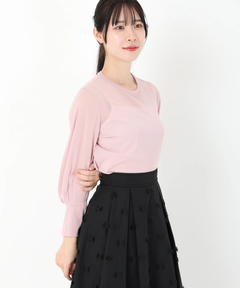 STRAWBERRY-FIELDS(ストロベリーフィールズ) |ストレッチチュールトップス