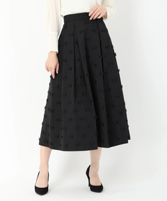 STRAWBERRY-FIELDS(ストロベリーフィールズ) |リボン刺繍タフタスカート